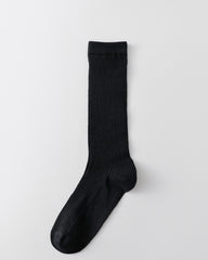 Women Crew Socks Vertical Stripe Pile Ballet Chic Comfortable