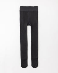 Women Ribbed Thermal Tights Thick Vertical Stripe Slim Fit Fashion