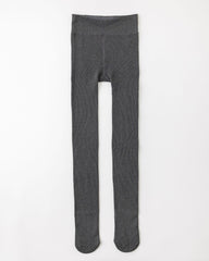 Women Ribbed Thermal Tights Thick Vertical Stripe Slim Fit Fashion