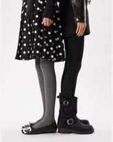 Women Ribbed Tights Slim Fit Stretch Fashion Pantyhose Daily Wear