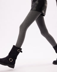 Women Ribbed Tights Slim Fit Stretch Fashion Pantyhose Daily Wear