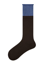 女款中筒襪子拼色棉質休閒透氣襪子