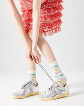 3-팩 스위트 베리즈 시리즈 여성용 귀여운 캐주얼 크루 면 양말