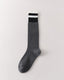 Women Knee High Socks Color Block Ribbed Slim Fit Fashion Versatile - SWEET NANA
