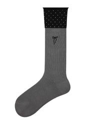 女款波點襪口中筒襪 柔軟舒適 透氣