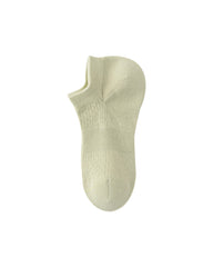 Womens Ankle Socks Reinforced Heel Half Mesh Breathable Combed Cotton