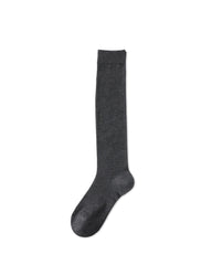Womens Calf Socks Bamboo Fiber Seamless Breathable Versatile Black White Gray