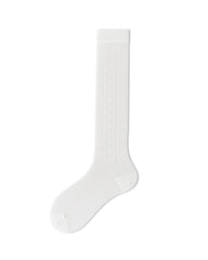 Womens Calf Socks Lyocell Mulberry Silk Mesh Breathable Slim Black White Gray