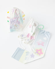 Womens Cooling Arm Sleeves Rainbow Starfish Gradient Cooling Sun Protection Comfortable