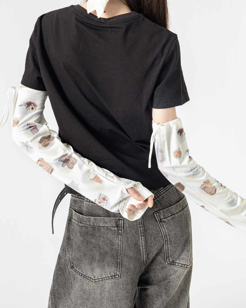 Womens Cooling Arm Sleeves Retro Cute Items Cooling Sun Protection Comfortable - SWEET NANA