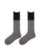 Womens Crew Socks Color Block Polka Dot Slouchy Everyday Combed Cotton