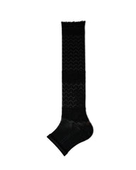Womens Crew Socks Lyocell Mulberry Silk Large Mesh Lace Breathable Slouchy