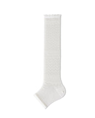 Womens Crew Socks Lyocell Mulberry Silk Large Mesh Lace Breathable Slouchy