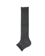 Womens Crew Socks Lyocell Mulberry Silk Large Mesh Lace Breathable Slouchy