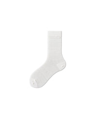Womens Crew Socks Lyocell Mulberry Silk Mesh Breathable Slouchy Versatile