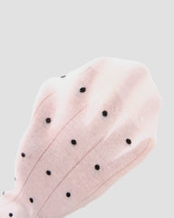 Womens Crew Socks Polka Dot Slouchy Color Contrast Everyday Combed Cotton