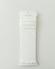 Womens Fashion Leg Warmers Thick Knit Ruffled Cuff Slim Look