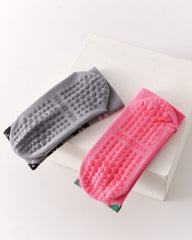 Womens Korean Style Pressure Knee High Yoga Socks Non Slip