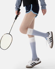 Womens PLA Sports Knee High Socks Breathable Ribbed Athletic Socks