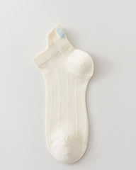 Womens Short Socks Butterfly Embroidery Soft Breathable Casual Socks