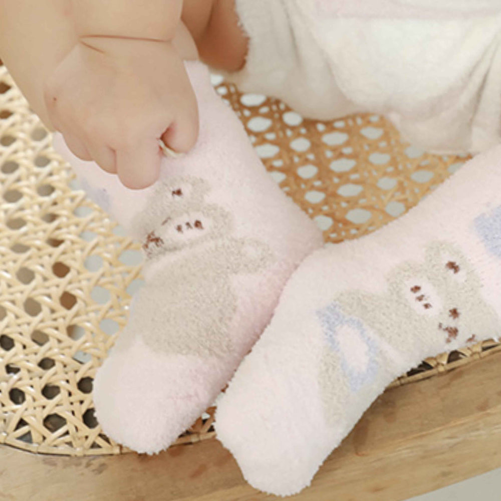 Toddlers Ankle Crew Socks Cute Cozy Thick Soft Warm Socks