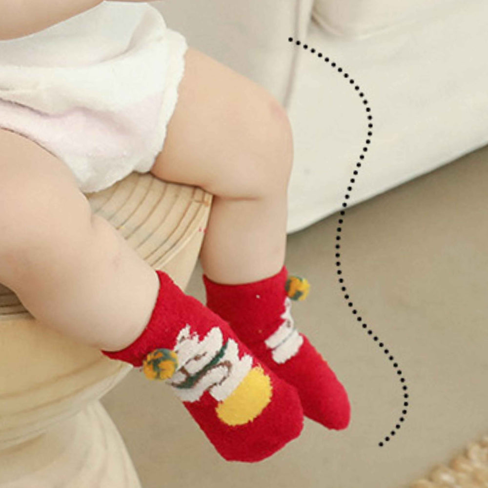 Toddlers Ankle Crew Socks Cute Cozy Thick Soft Warm Socks