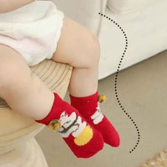 Toddlers Ankle Crew Socks Cute Cozy Thick Soft Warm Socks