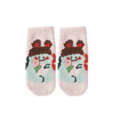 Toddlers Ankle Crew Socks Cute Cozy Thick Soft Warm Socks