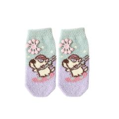 Toddlers Ankle Crew Socks Cute Cozy Thick Soft Warm Socks