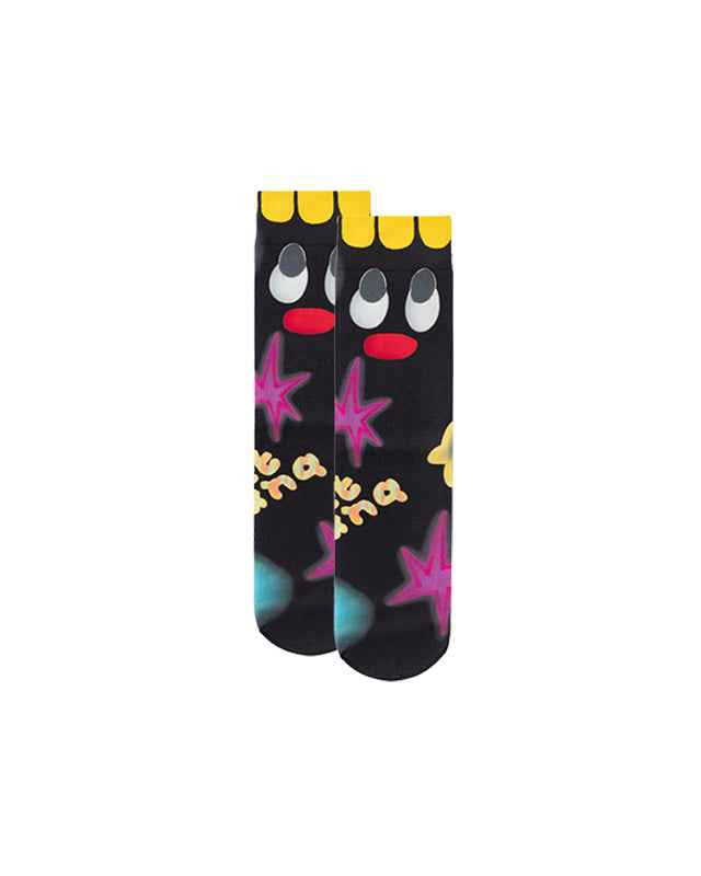 Sweetnana Hand Painted Series Cute and Fun Socks - Seamless, Thin, Cozy Crew Socks for Women and Children