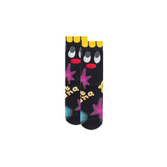 Sweetnana Hand Painted Series Cute and Fun Socks - Seamless, Thin, Cozy Crew Socks for Women and Children