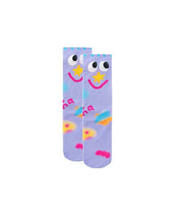 Sweetnana Hand Painted Series Cute and Fun Socks - Seamless, Thin, Cozy Crew Socks for Women and Children