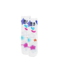 Sweetnana Hand Painted Series Cute and Fun Socks - Seamless, Thin, Cozy Crew Socks for Women and Children