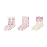 Sweetnana Women’s Cozy Fuzzy Crew Socks, 3-Pack Non-Slip Thickened Winter Stockings, Cute and Soft Slipper Socks for Comfort and Style
