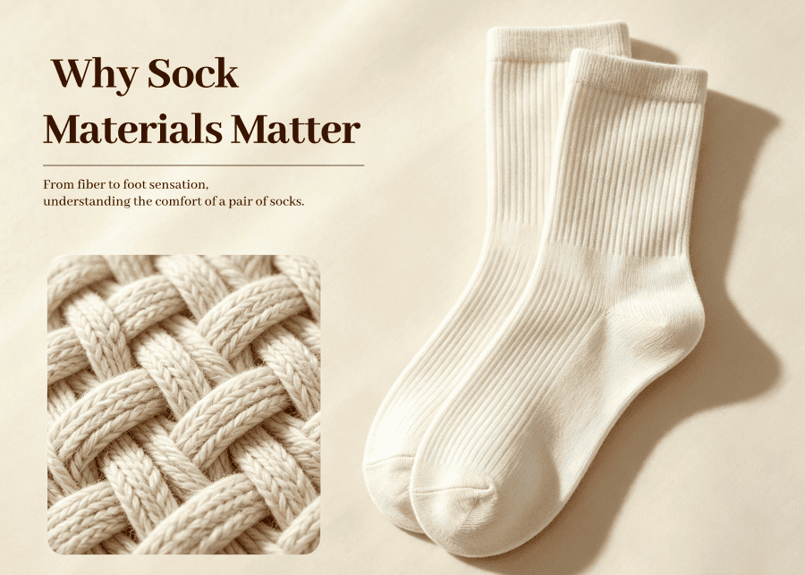 Sweetnana Sock Material Guide (Part 1): Why Sock Materials Matter