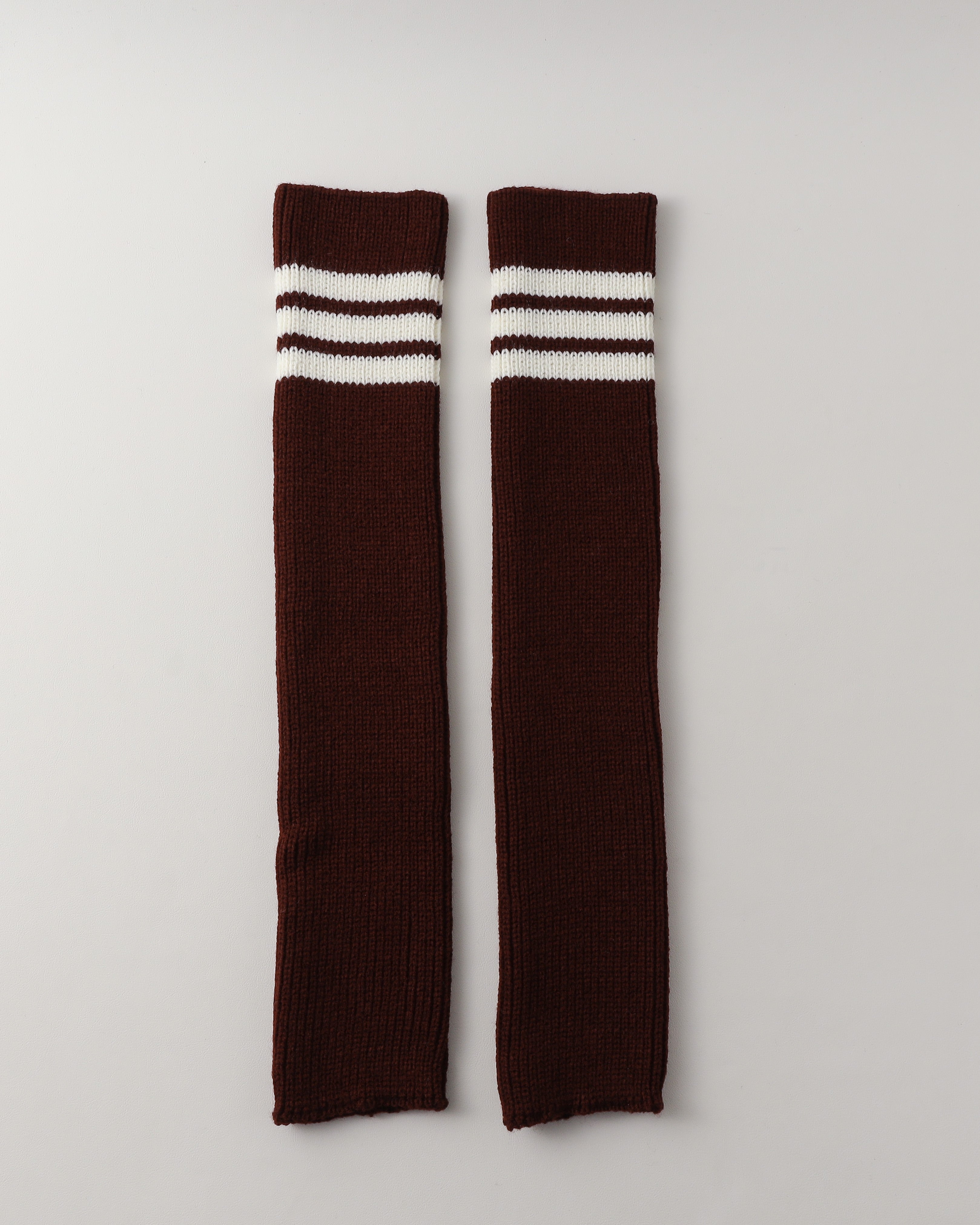 Women Leg Warmers Striped Pile Warm Comfortable Versatile