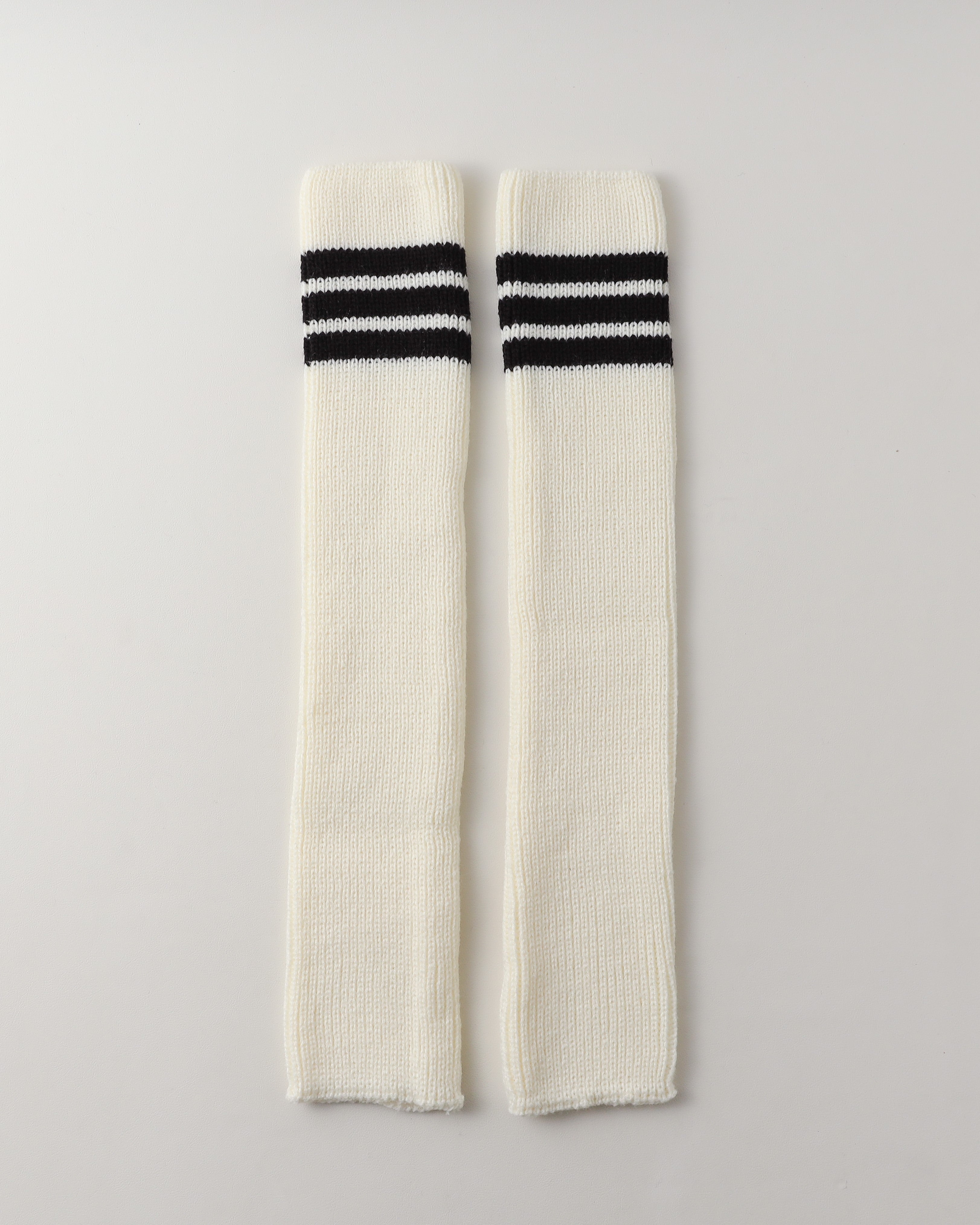 Women Leg Warmers Striped Pile Warm Comfortable Versatile