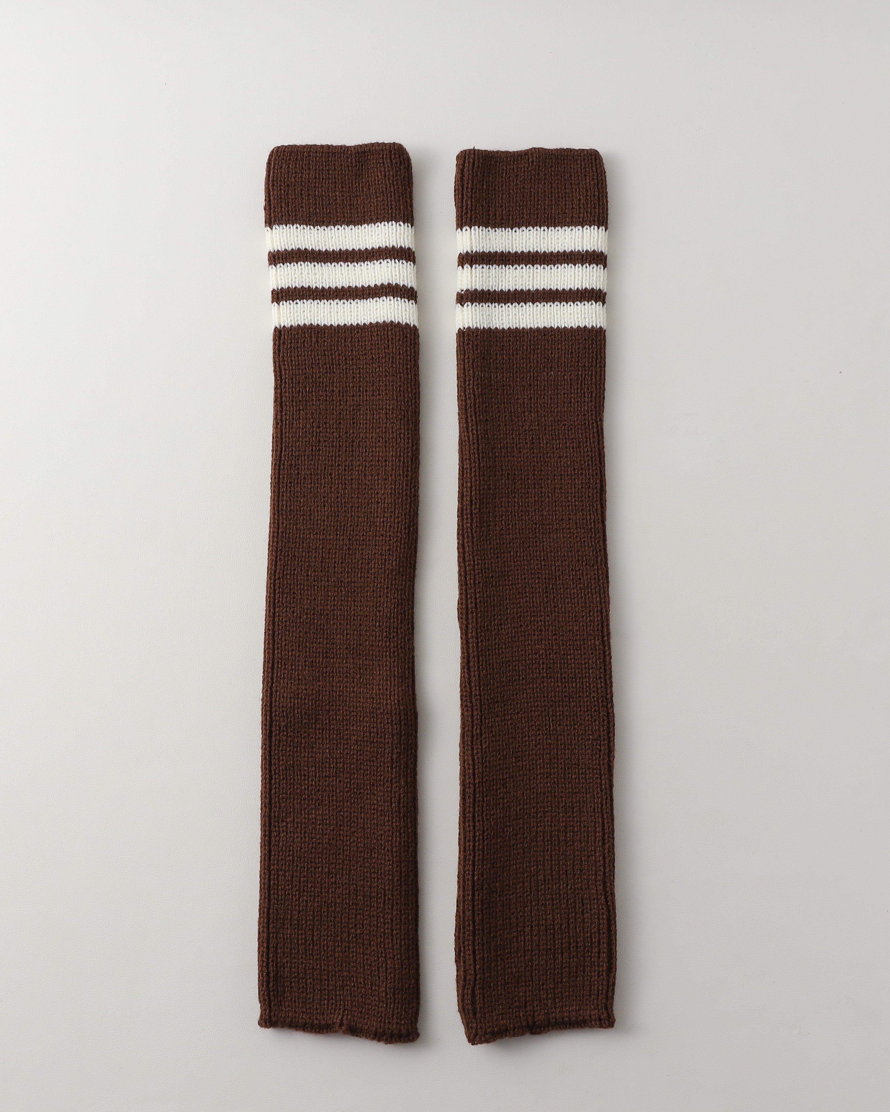 Women Leg Warmers Striped Pile Warm Comfortable Versatile