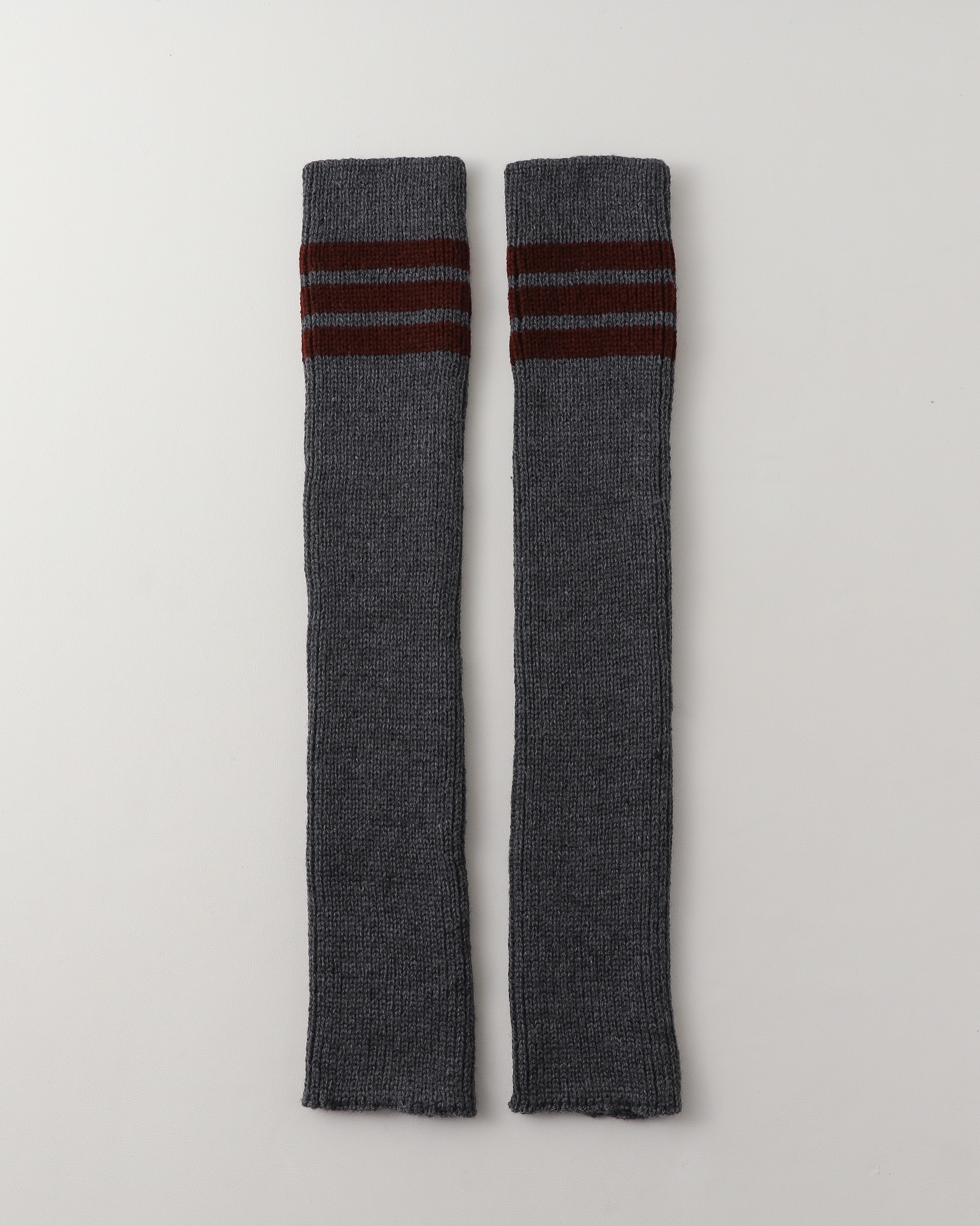 Women Leg Warmers Striped Pile Warm Comfortable Versatile