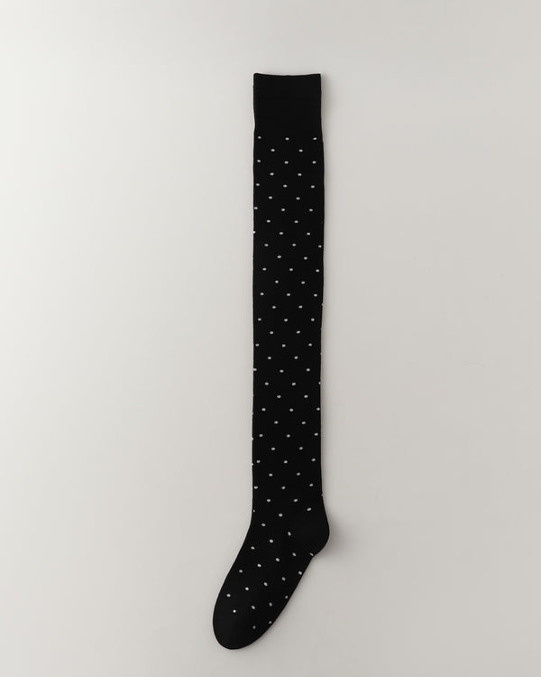 Women Over The Knee Socks Polka Dot Cotton Versatile - SWEET NANA