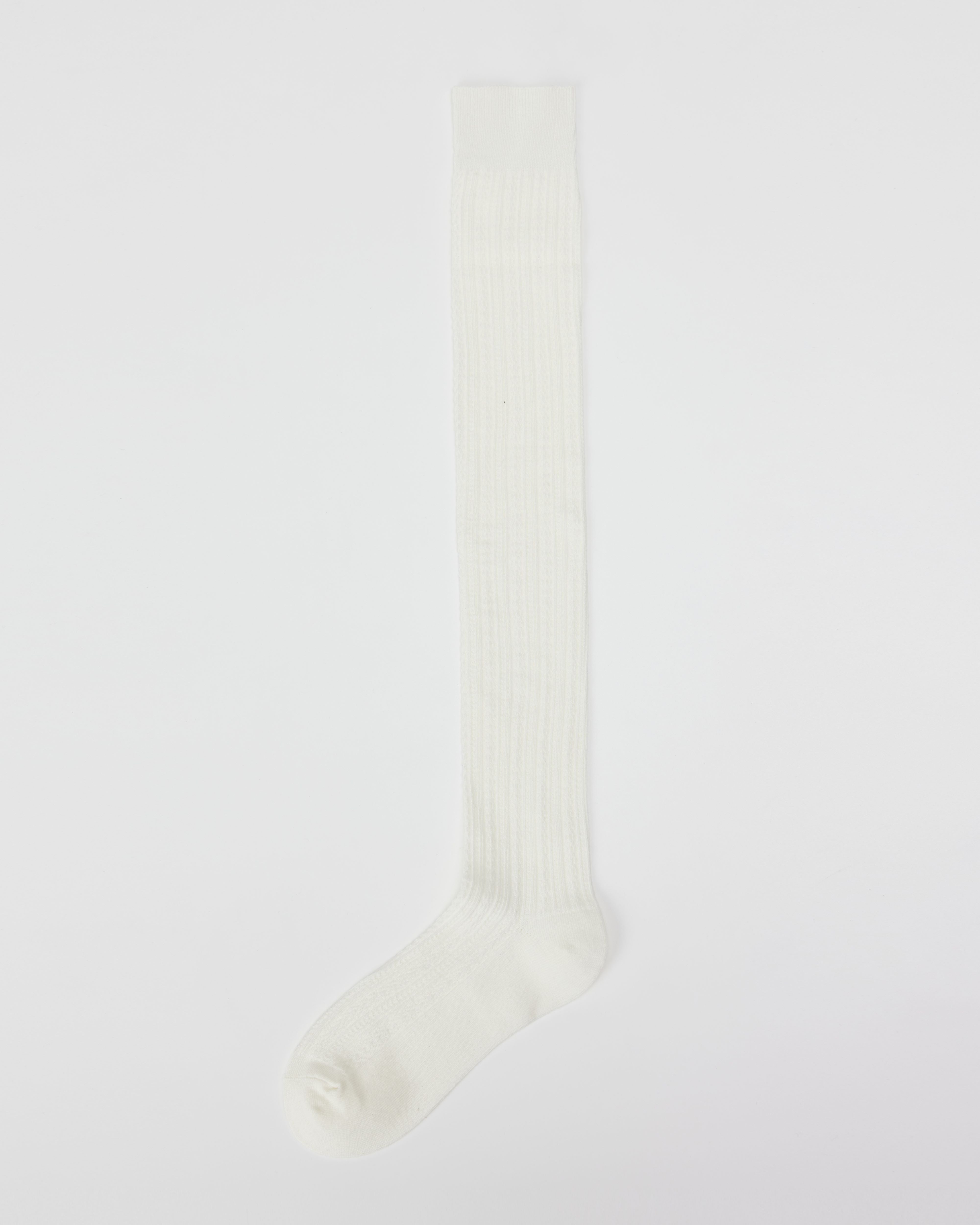 女款過膝襪子麻花針織棉質多功能