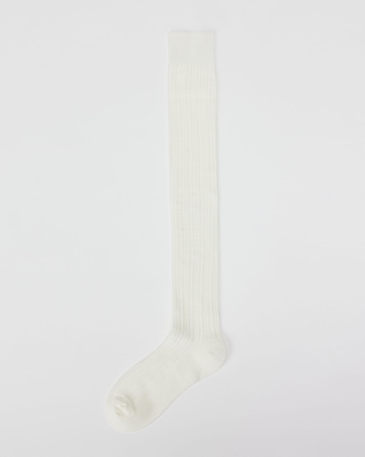 女款過膝襪子麻花針織棉質多功能