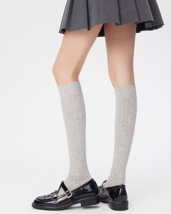 Women Miu Series Knee Socks Handsewn Antibacterial - SWEET NANA
