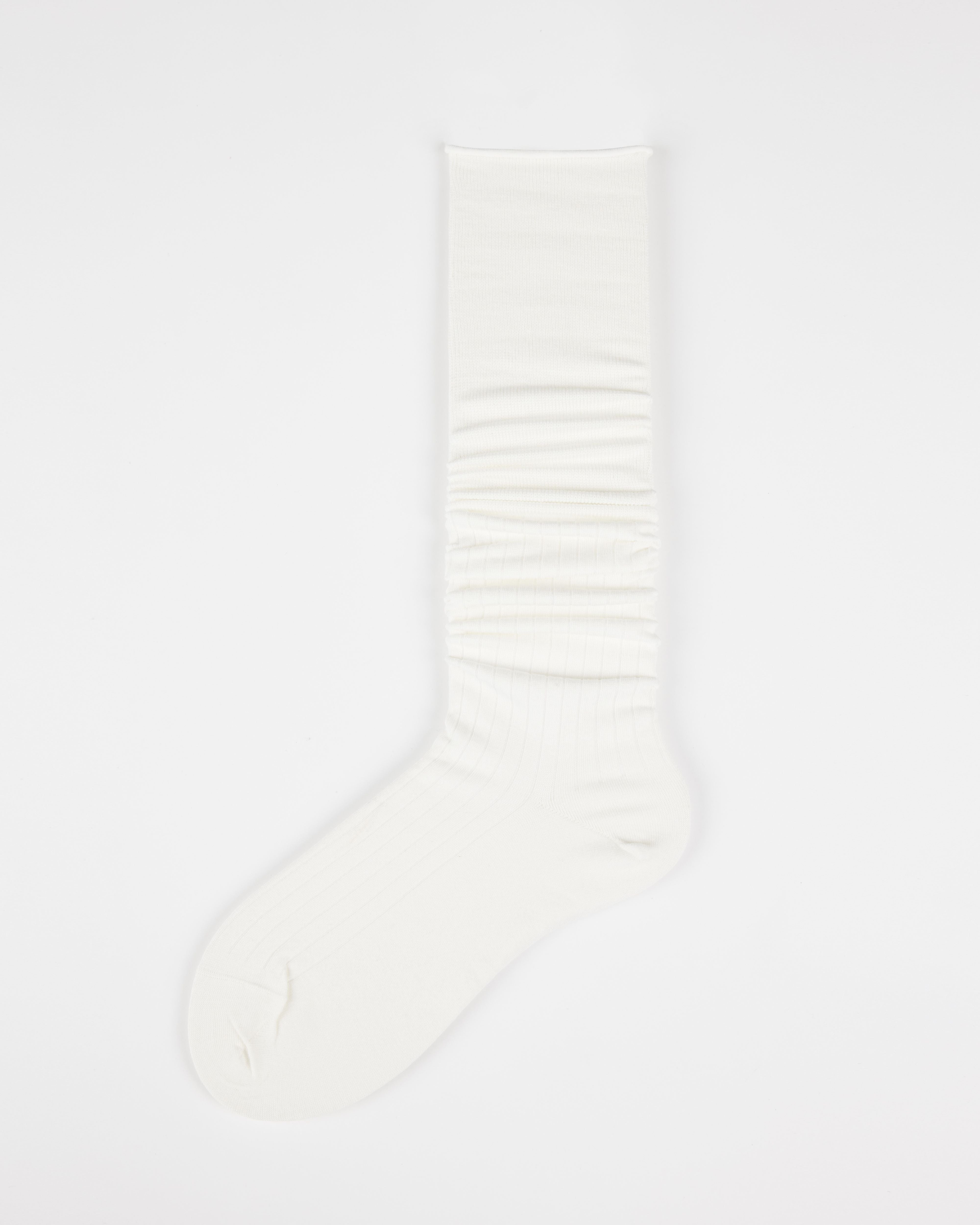 여성용 싱글 커프 롤업 니 양말 수제 봉제 항균