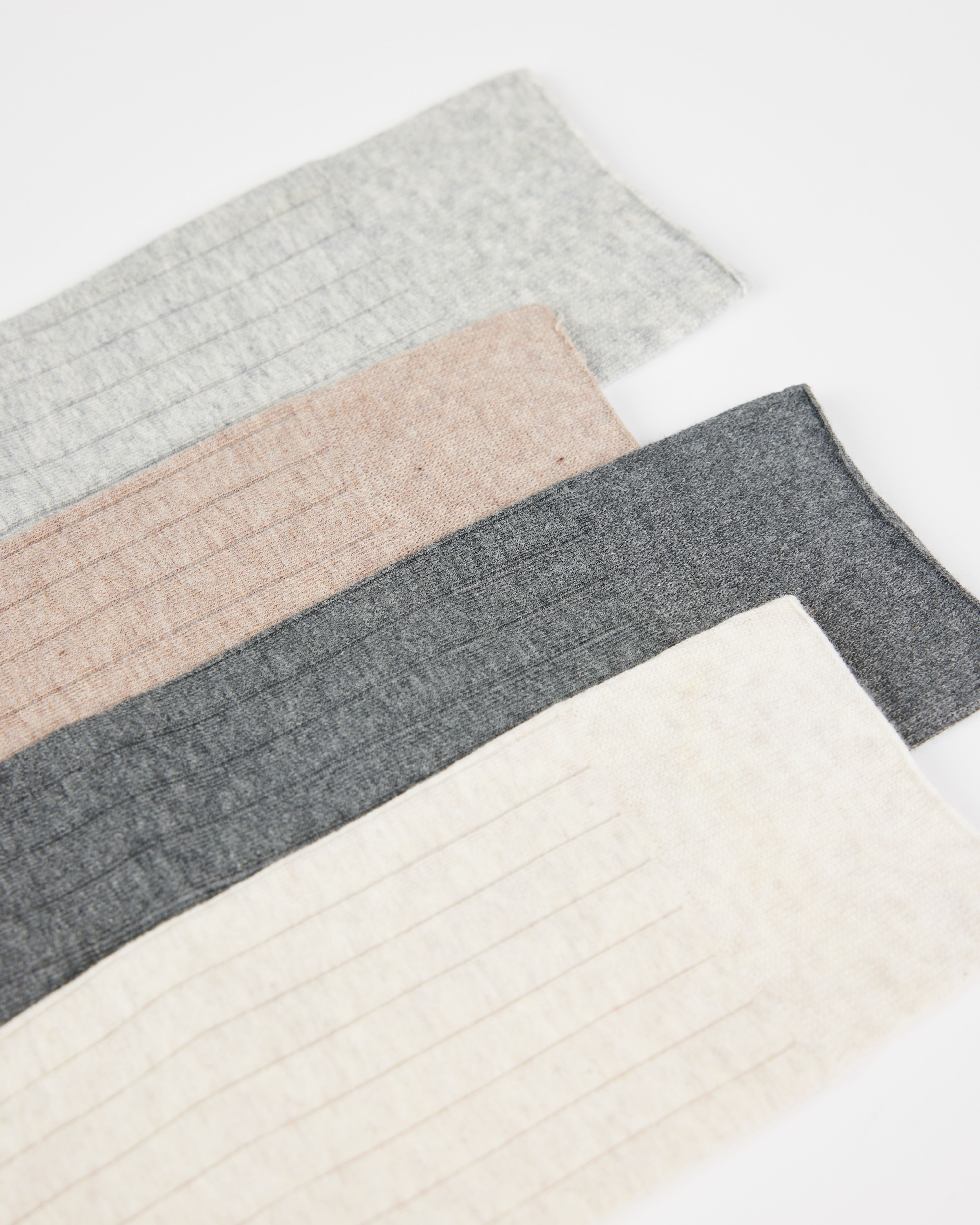 여성 미우 시리즈 무릎 양말 수제 항균