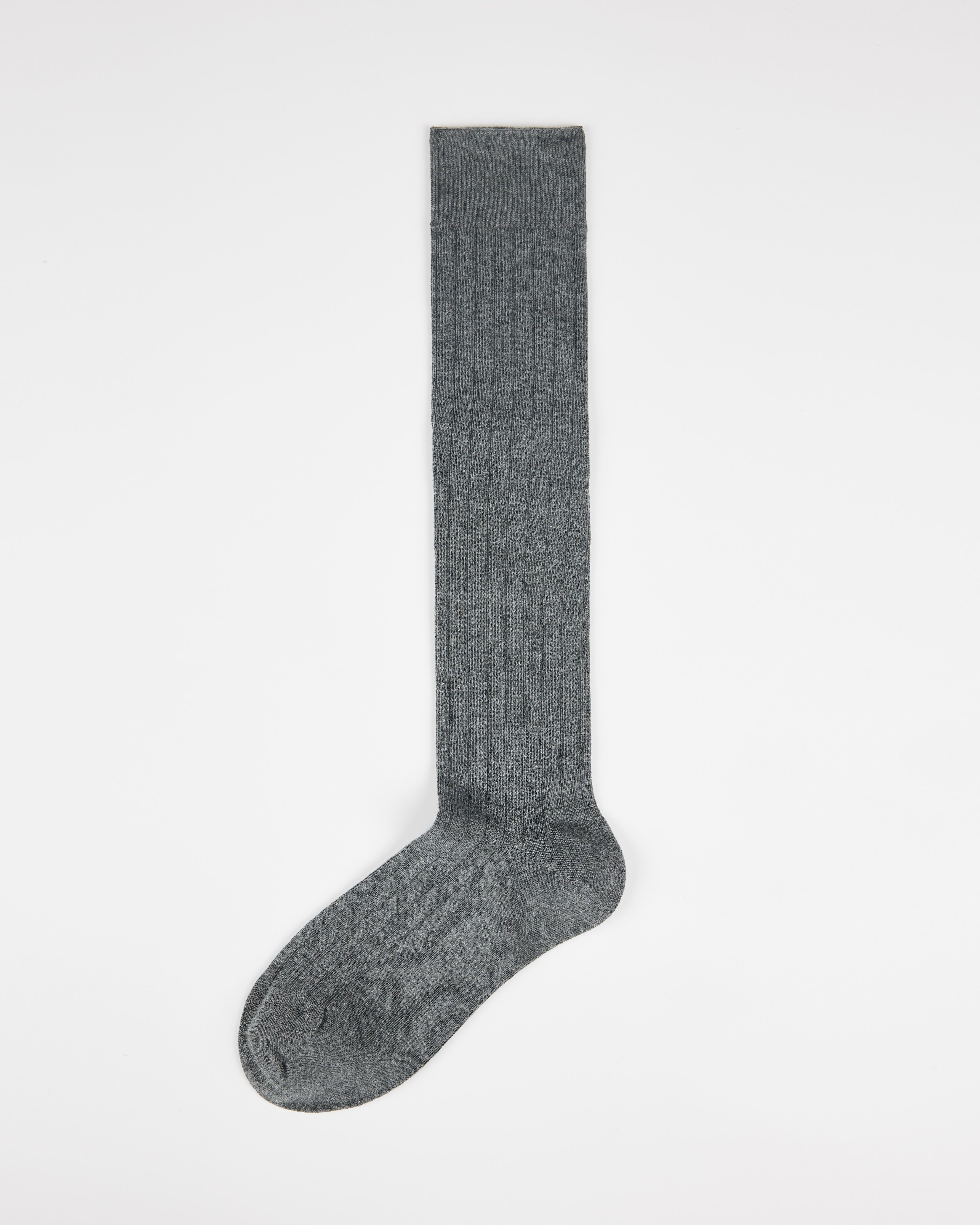 여성 미우 시리즈 무릎 양말 수제 항균