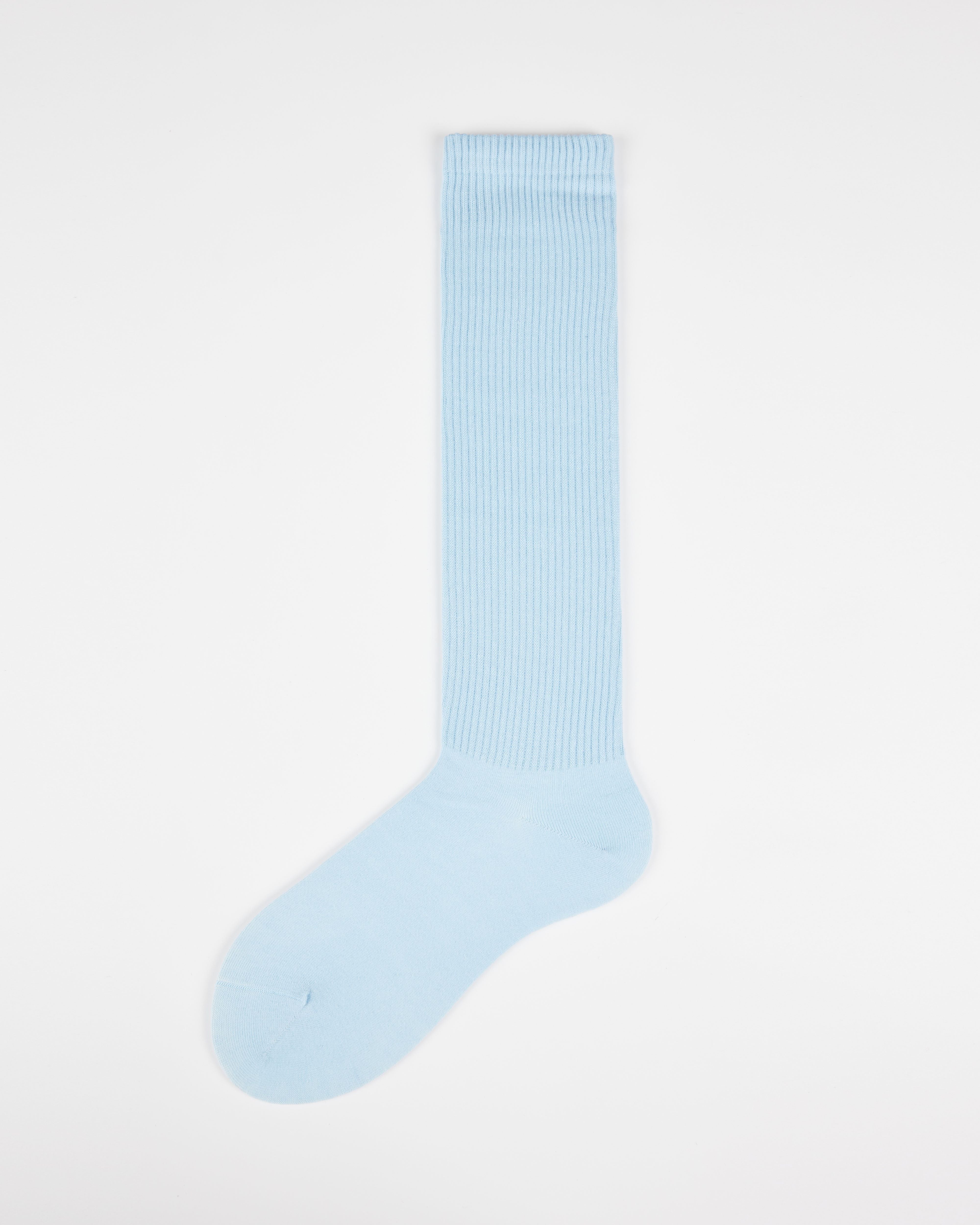 여성용 스트라이프 압박 무릎 양말 수제 항균