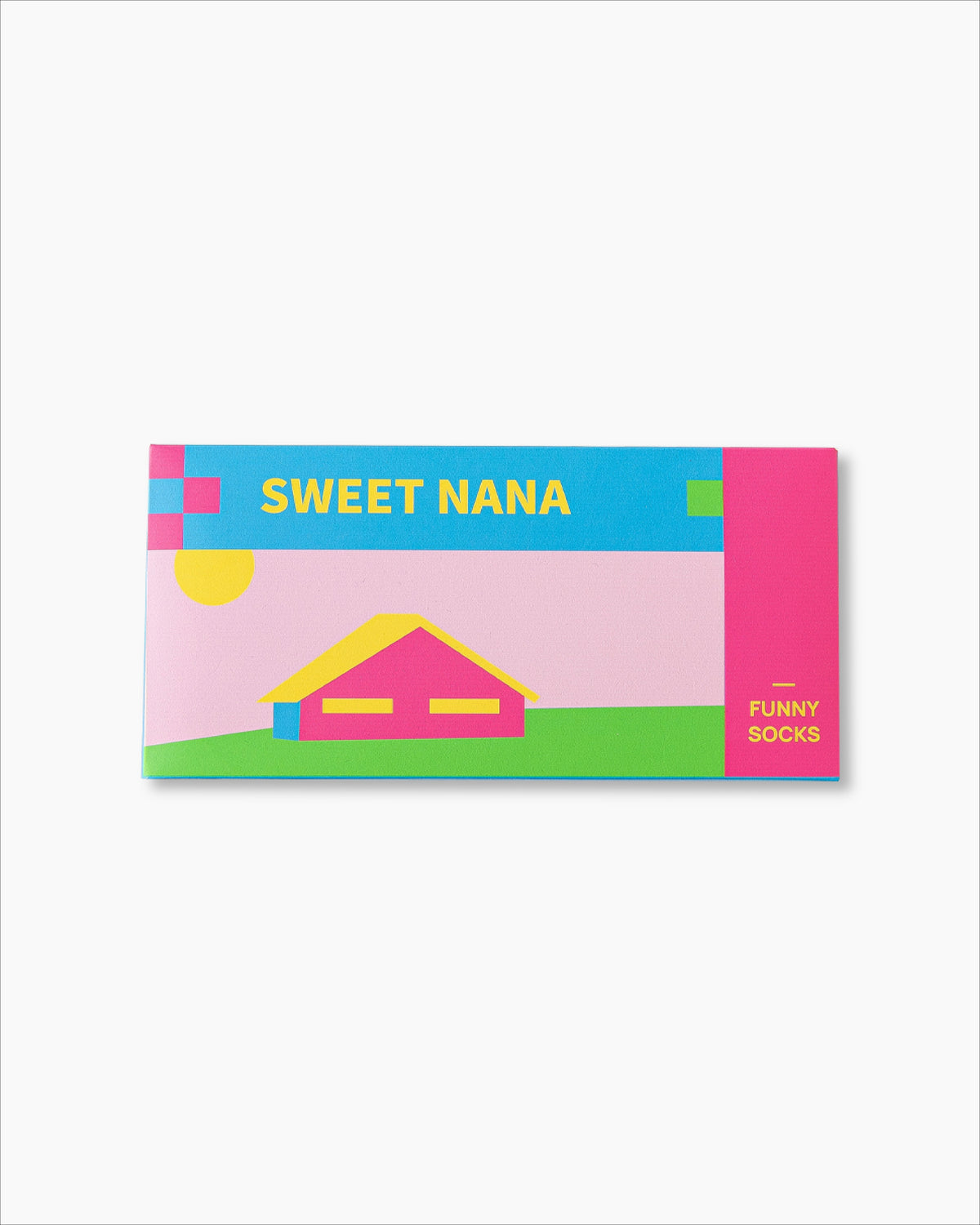 Playful Paper Gift Box for Socks Packaging