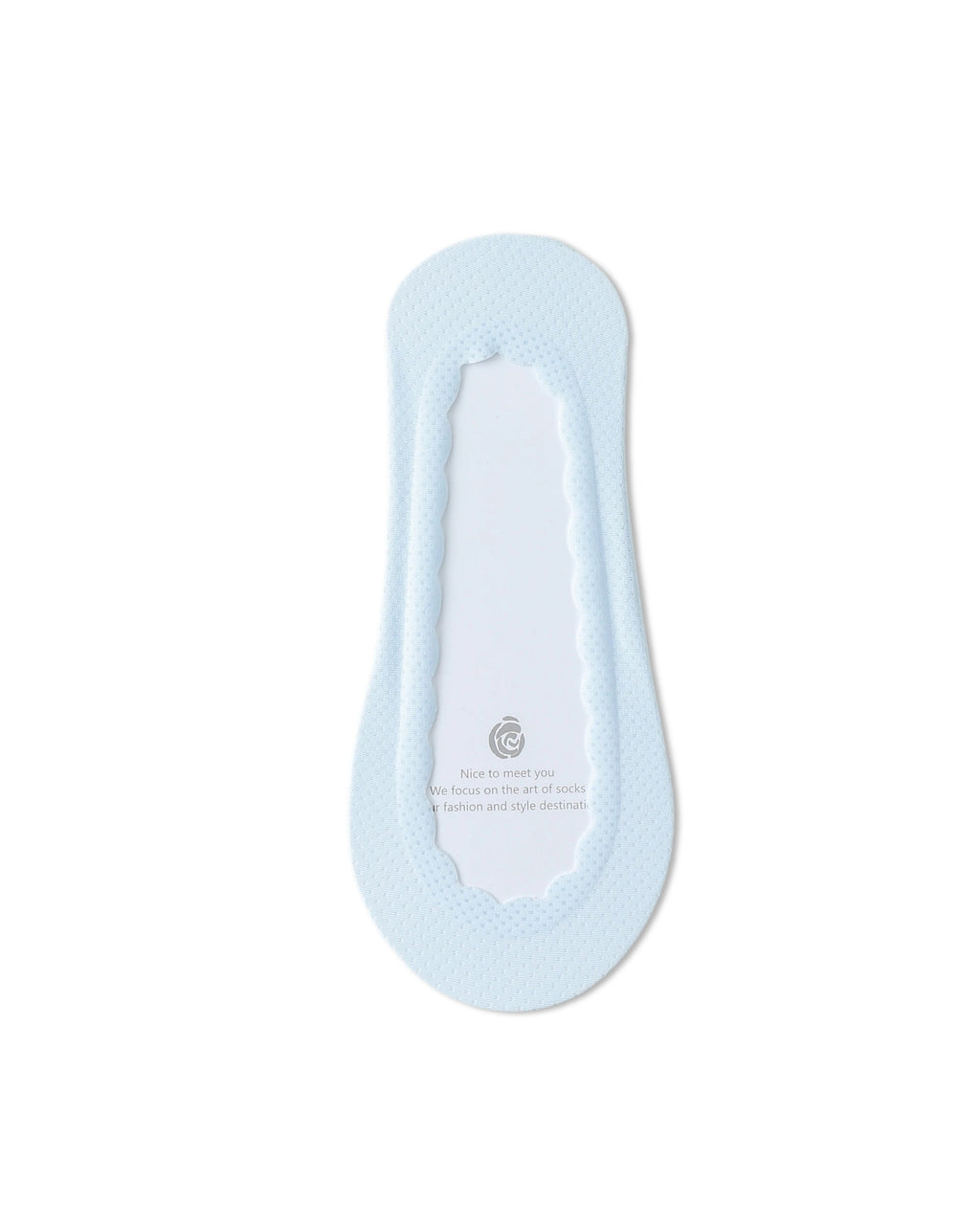 Breathable Mesh Scalloped No Show Liner Socks