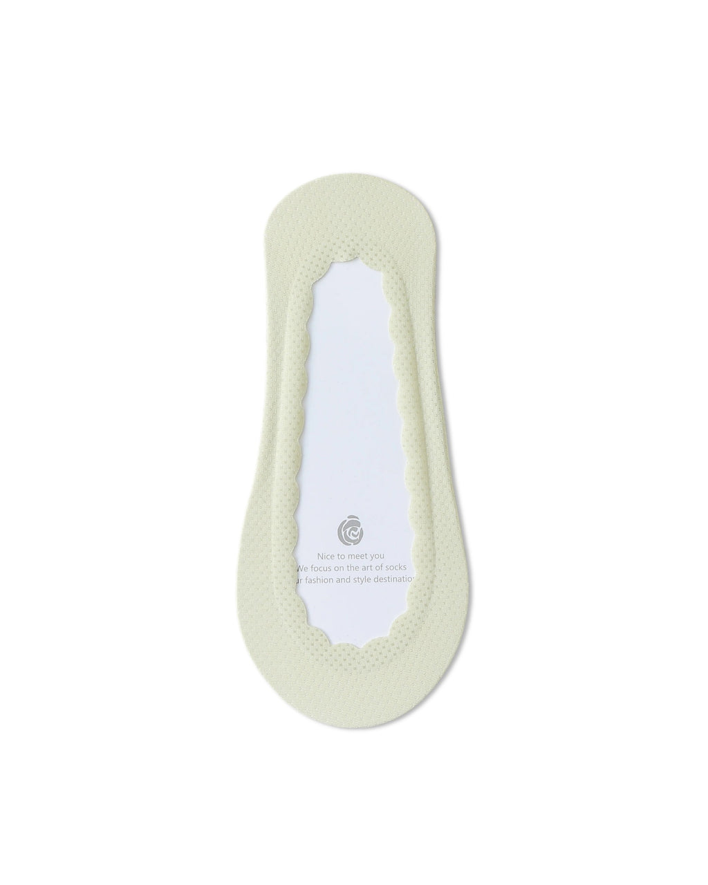 Breathable Mesh Scalloped No Show Liner Socks